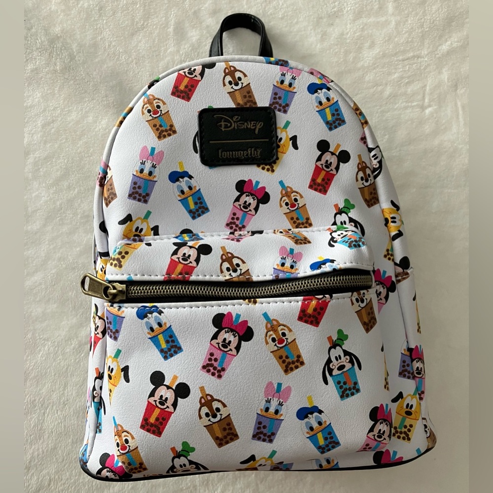 Loungefly Disney Mickey Mouse & Friends Boba Mini Backpack